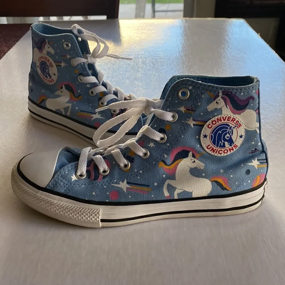 CONVERSE Unicons Youth Printed Hi Tops Size 3